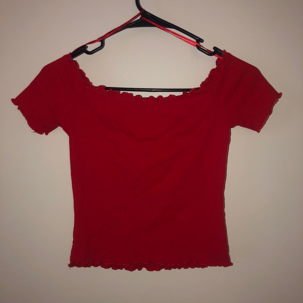 Red Fashion Top